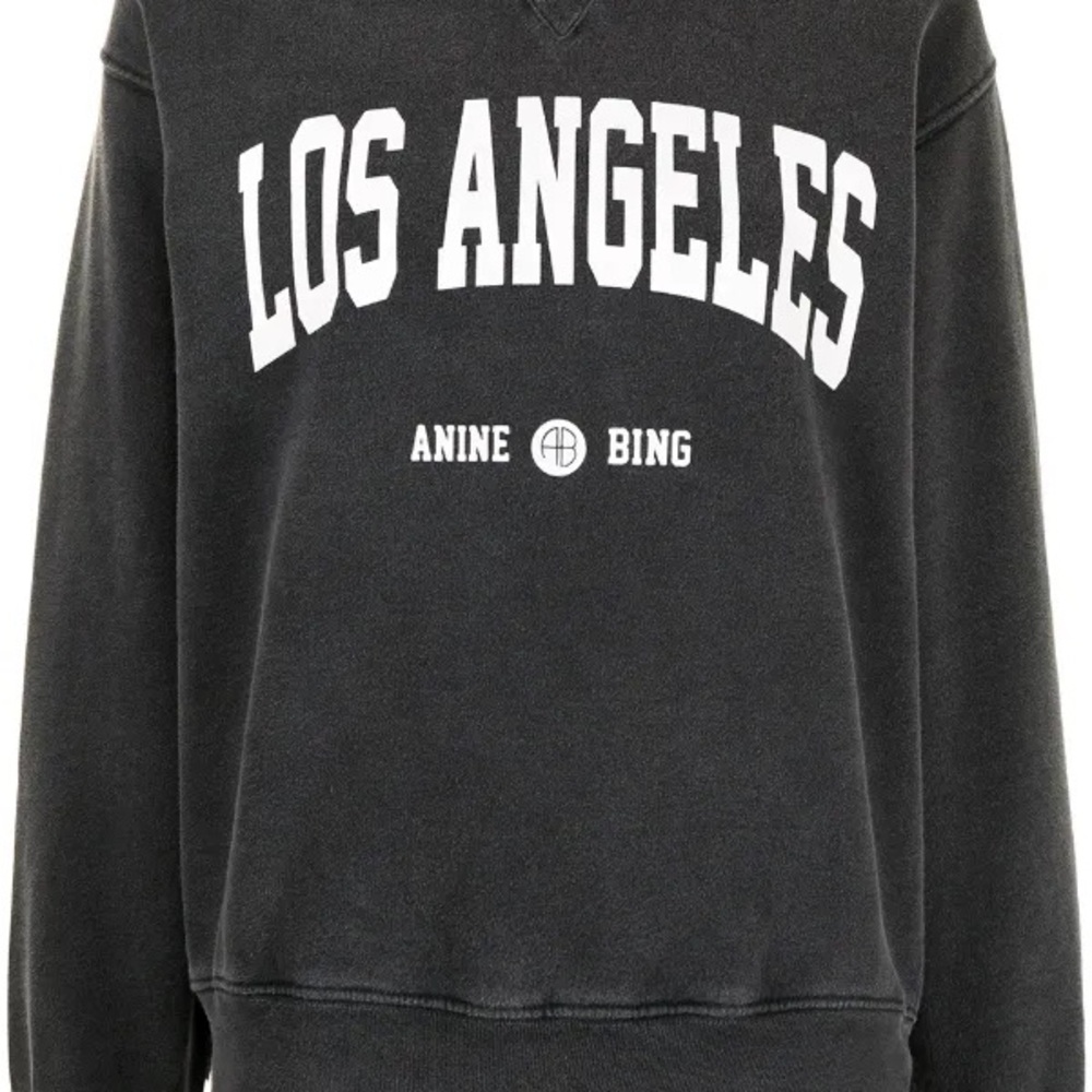 Anine Bing Ramona Los Angeles sweatshirt Washed black size S